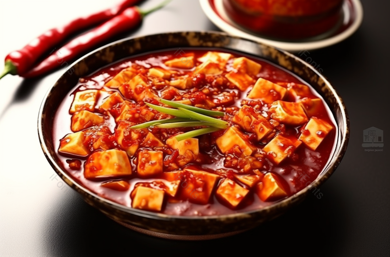 美食麻婆豆腐麻辣鲜香适合下饭摄影,高清,摄影图,摄影图片,图片大全,摄影图免费下载